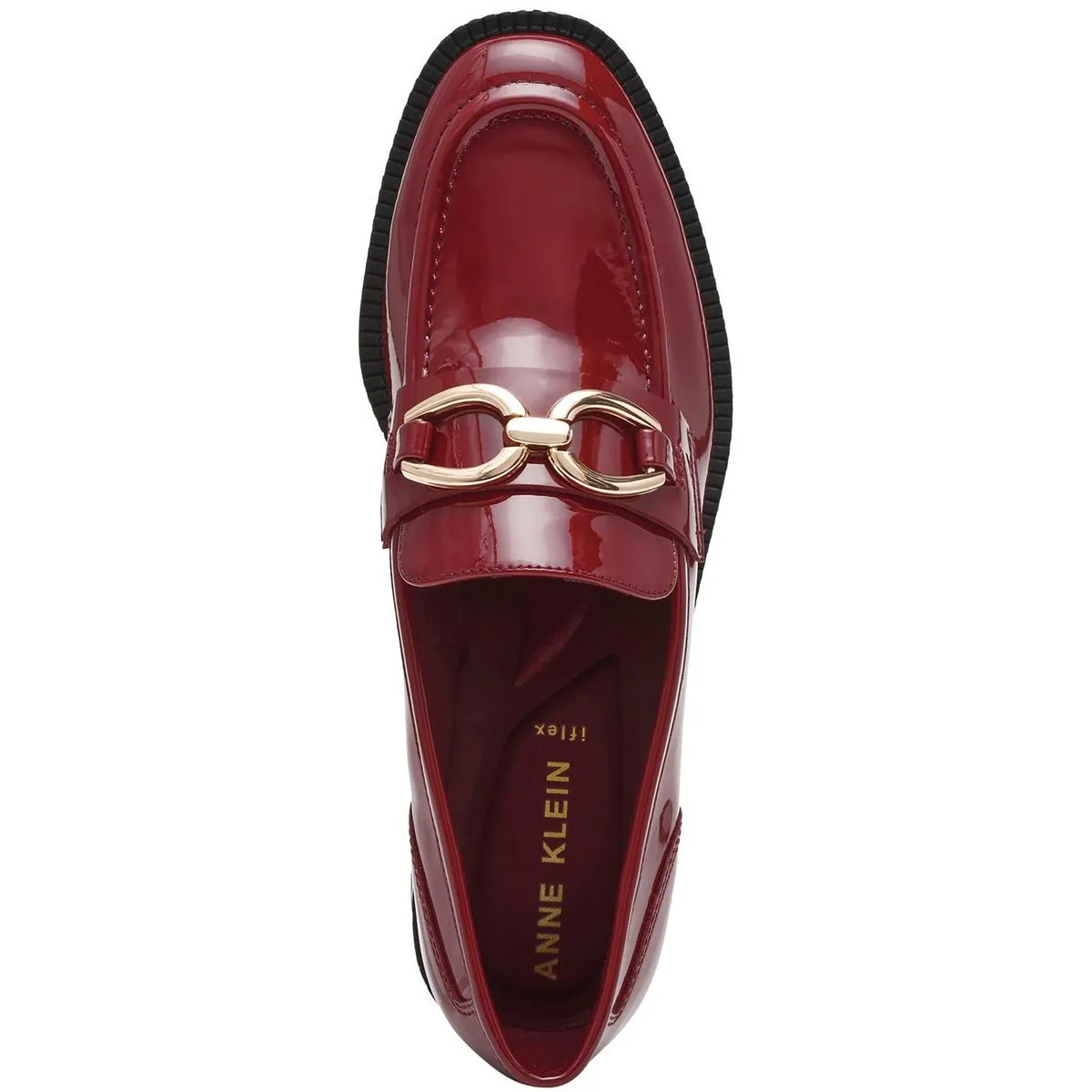 Womens Metallic Man Made Loafers