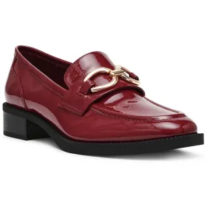 Womens Metallic Man Made Loafers