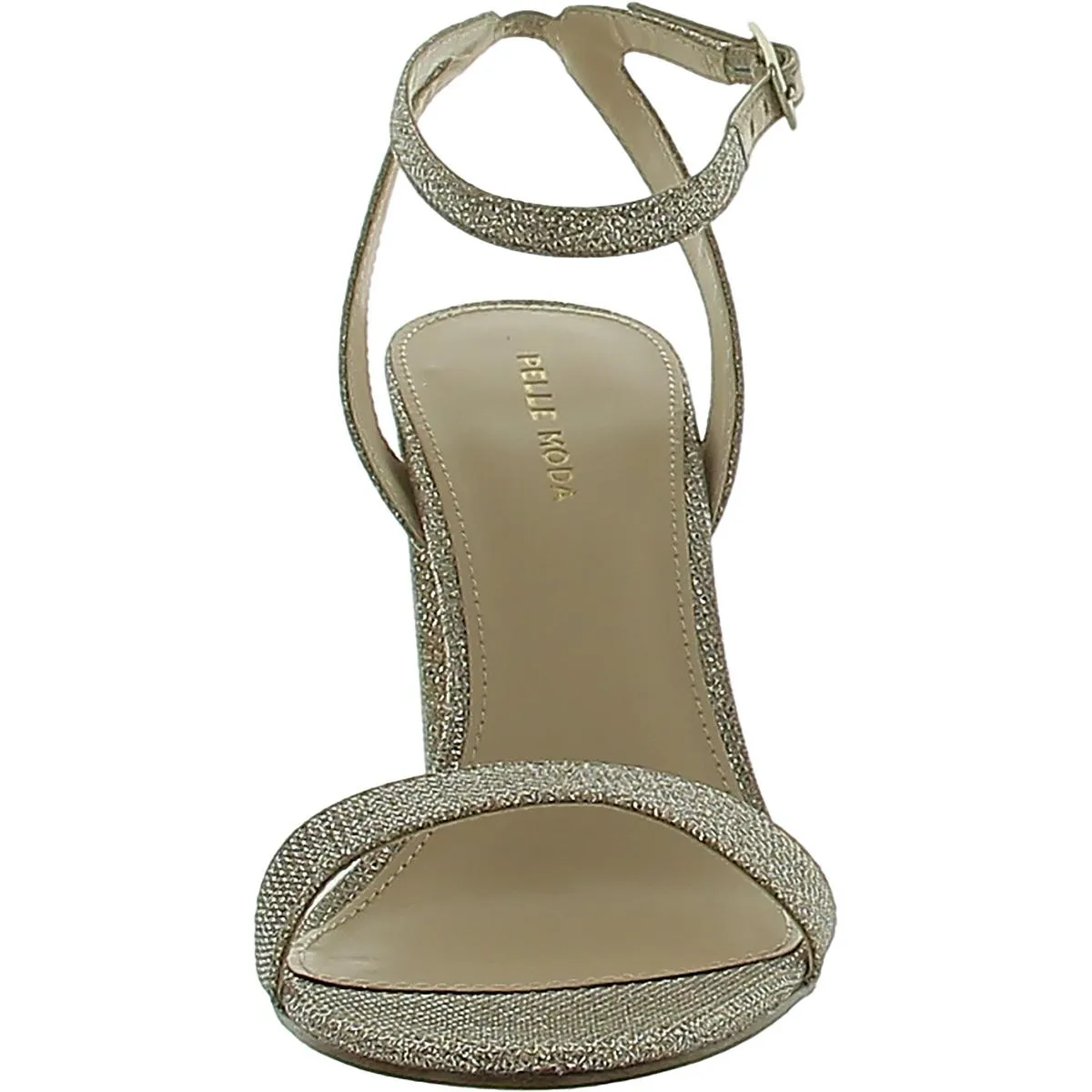 Womens Metallic Strappy Heels