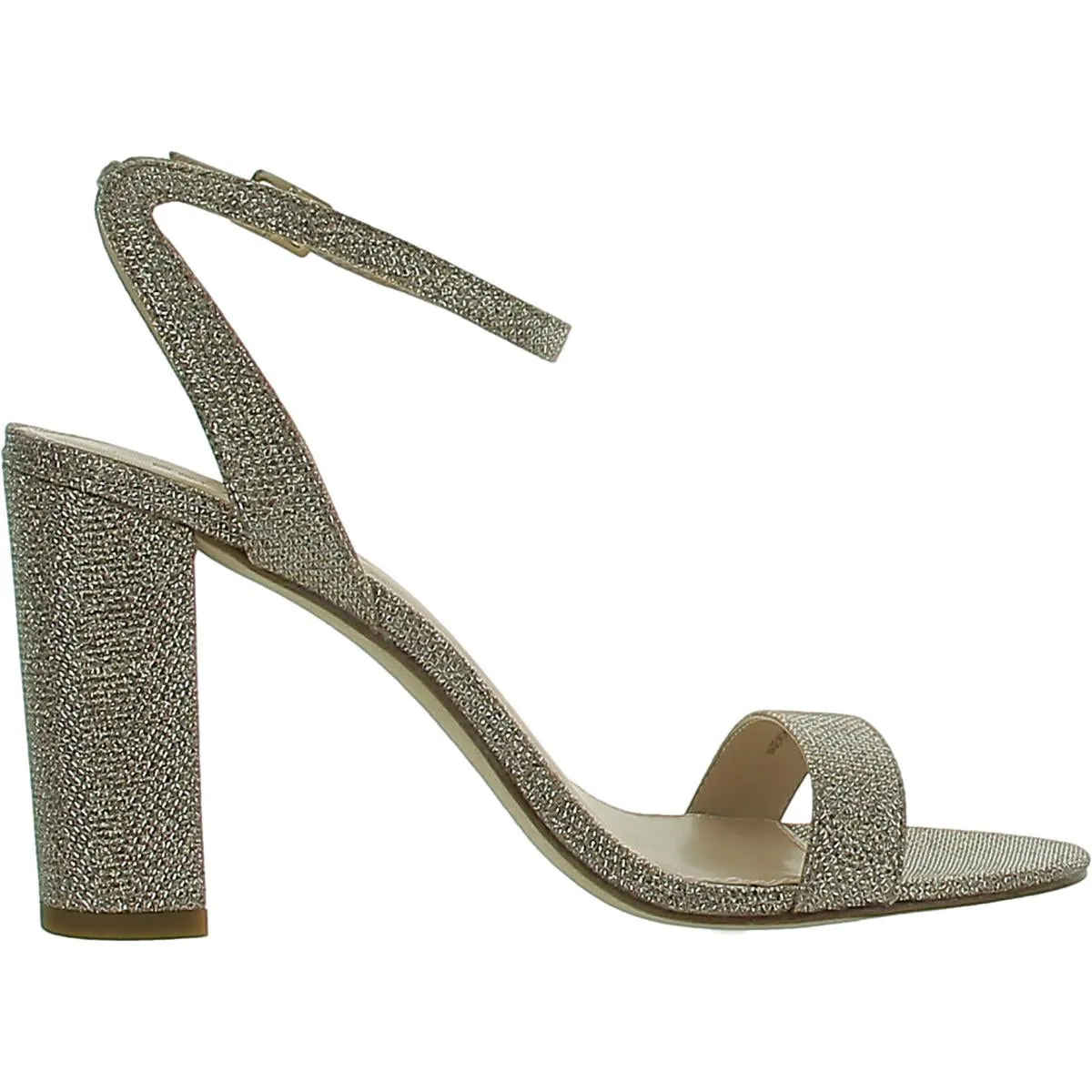 Womens Metallic Strappy Heels