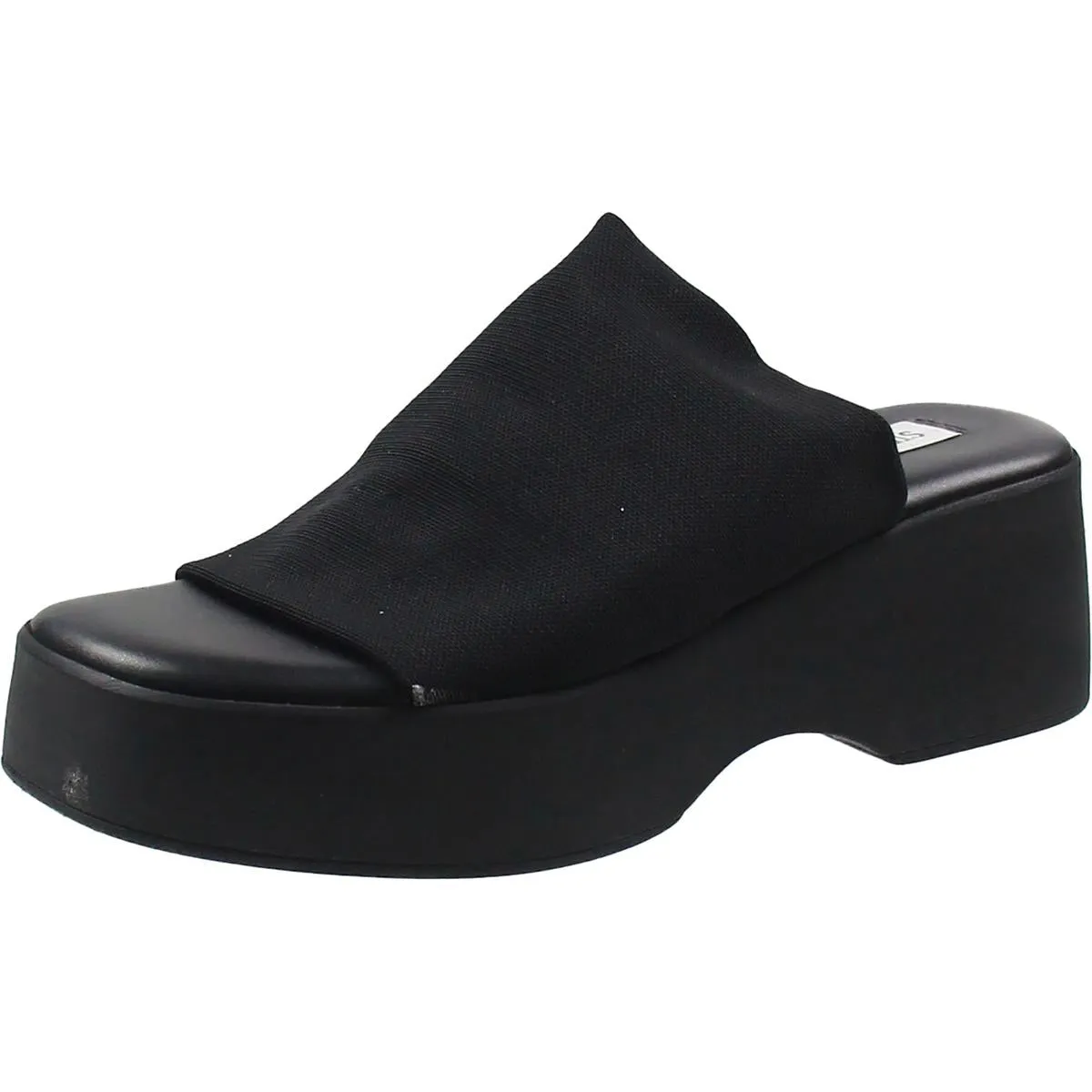 Womens Mixed Media Platform Sandals
