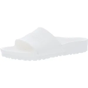 Womens Open Toe Slip On Slide Sandals