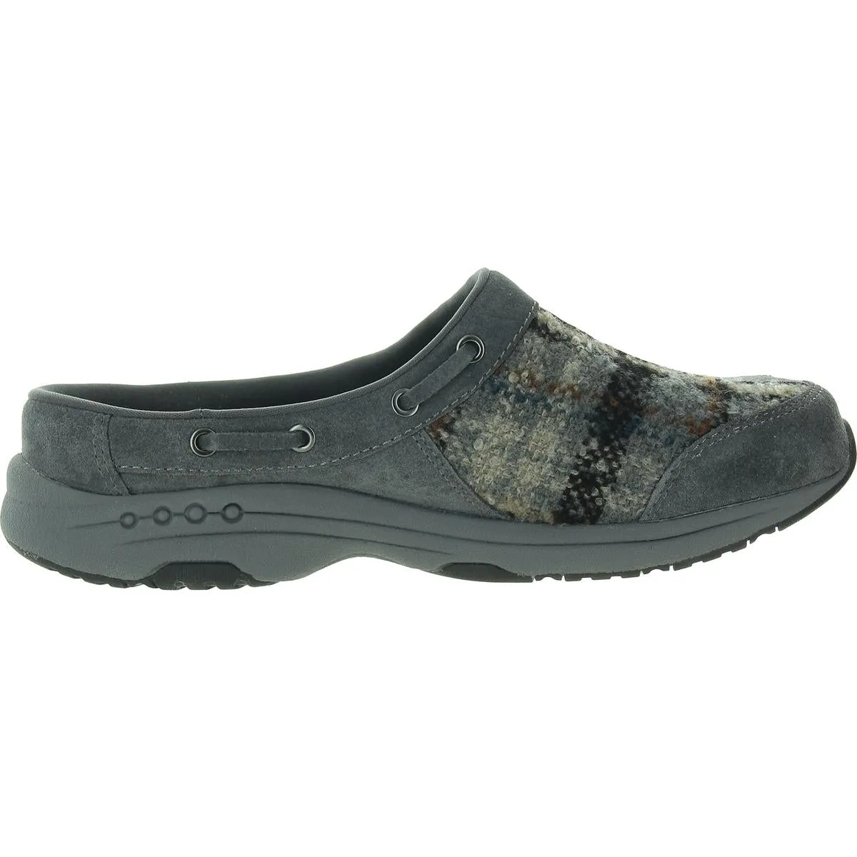 Womens Padded Insole Leather Mules