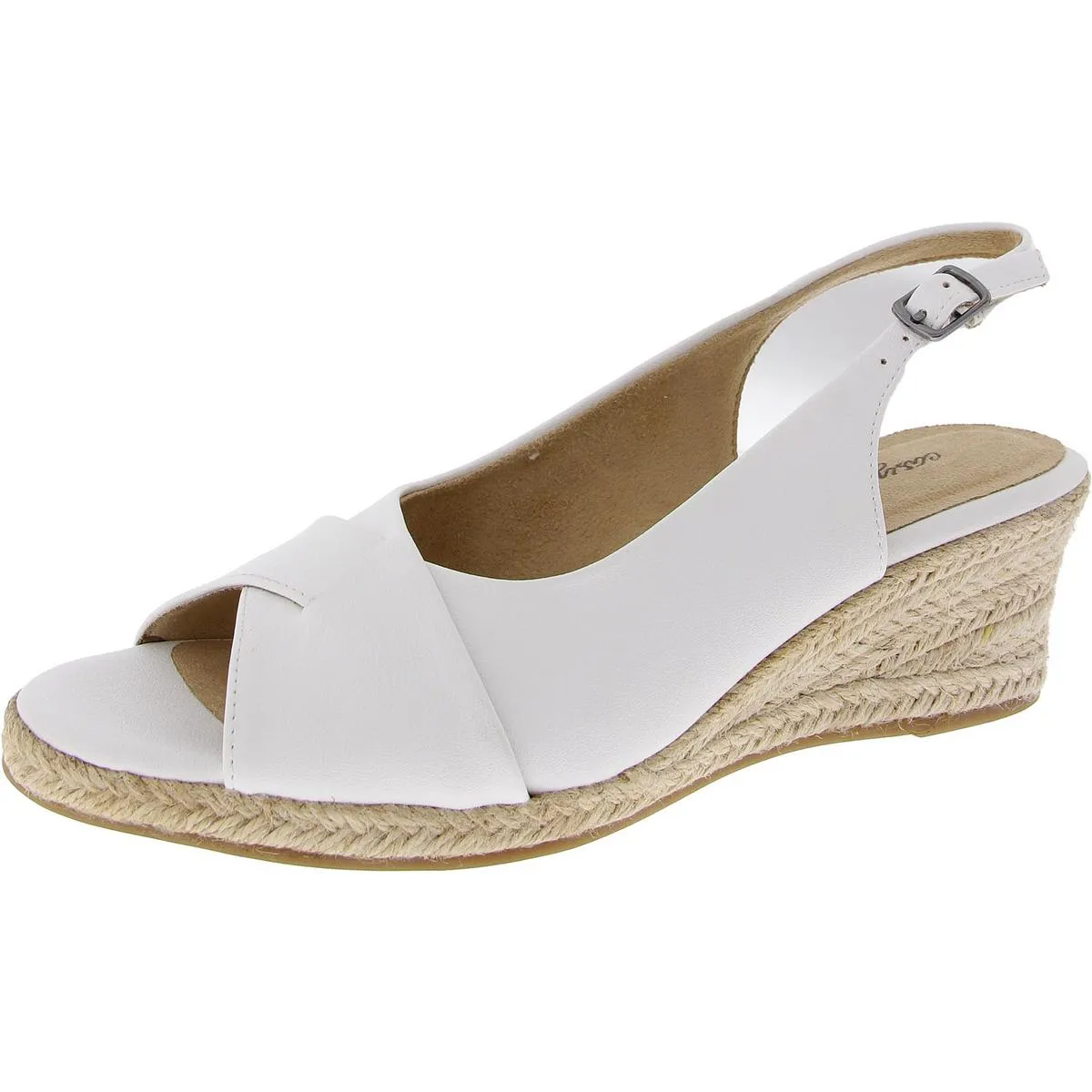 Womens Padded Insole Manmade Wedge Sandals