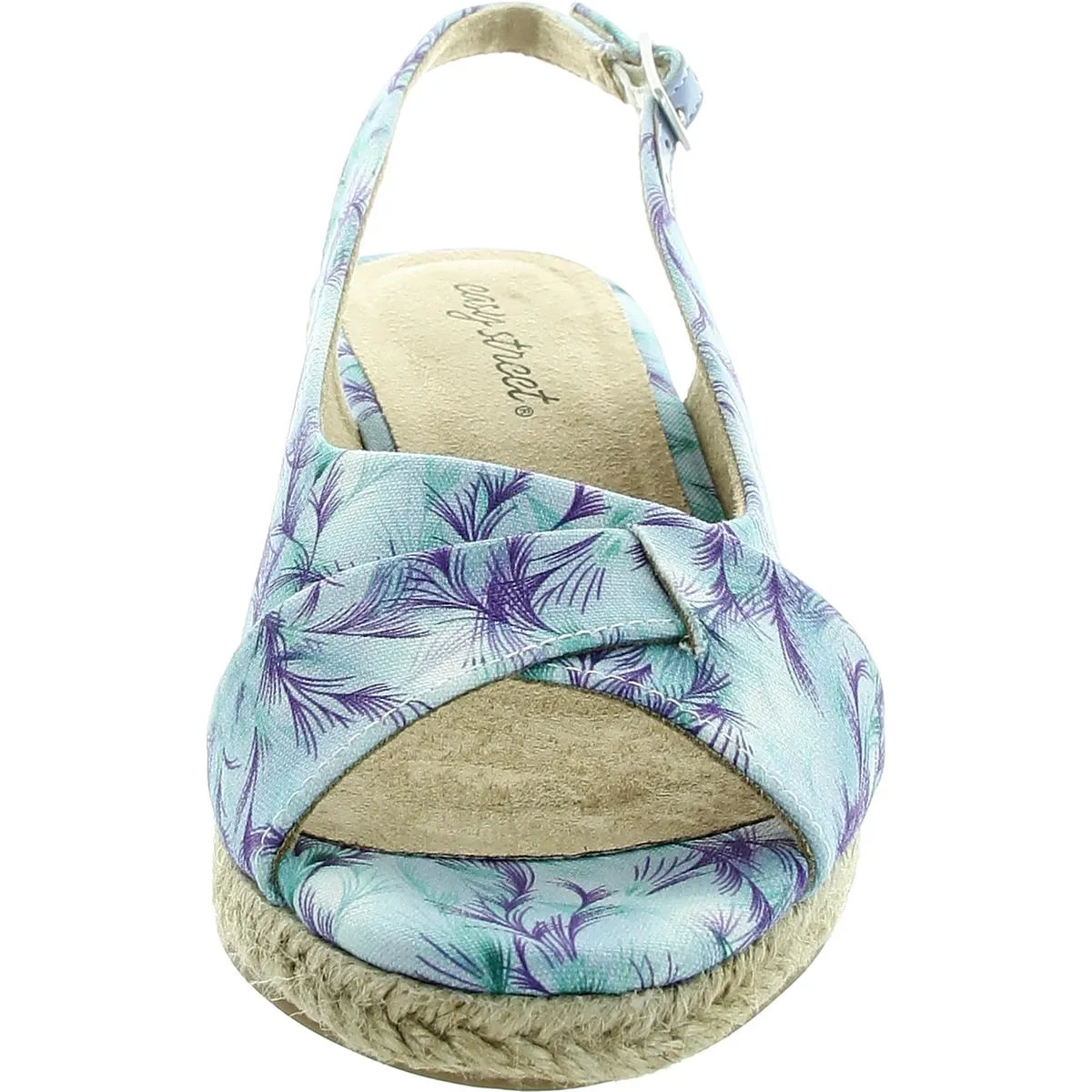 Womens Padded Insole Manmade Wedge Sandals