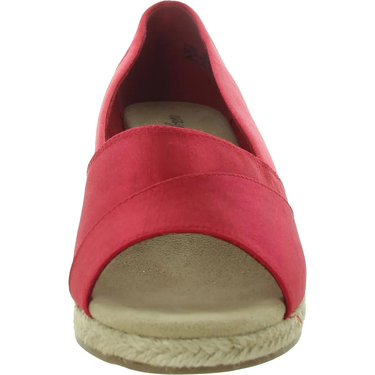 Womens Padded Insole Satin Espadrilles