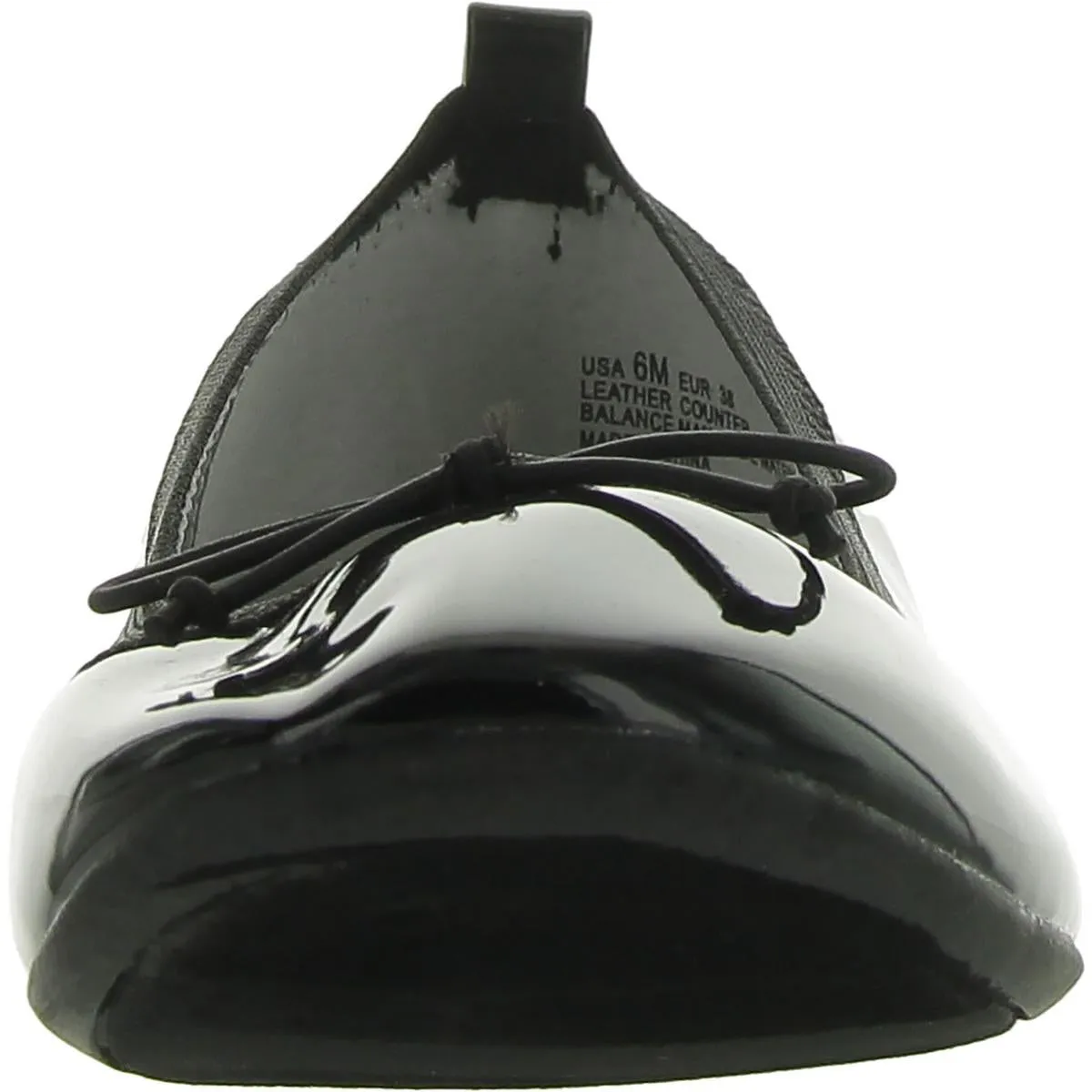 Womens Patent Round toe Ballet Flats