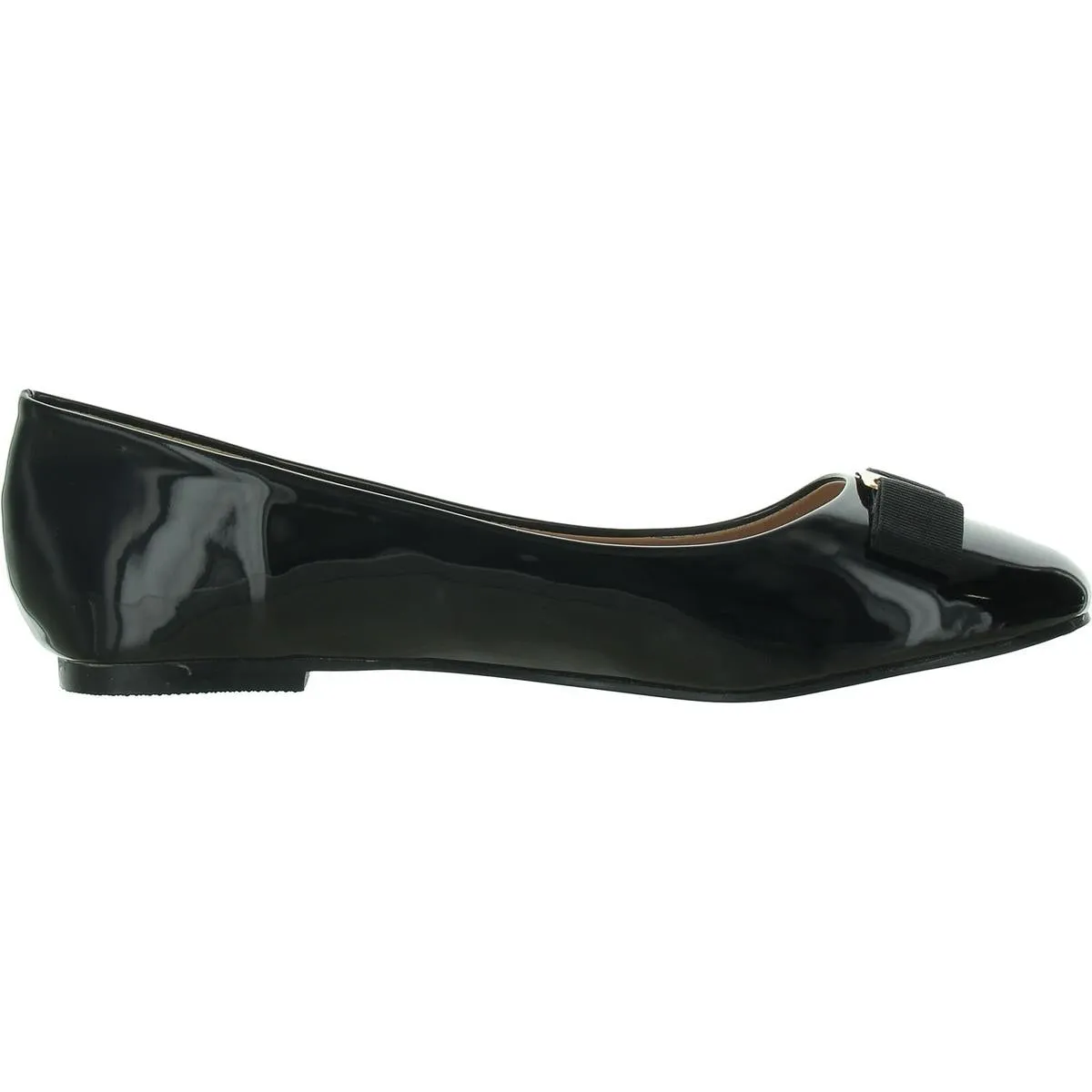 Womens Patent Slip On Ballet Flats