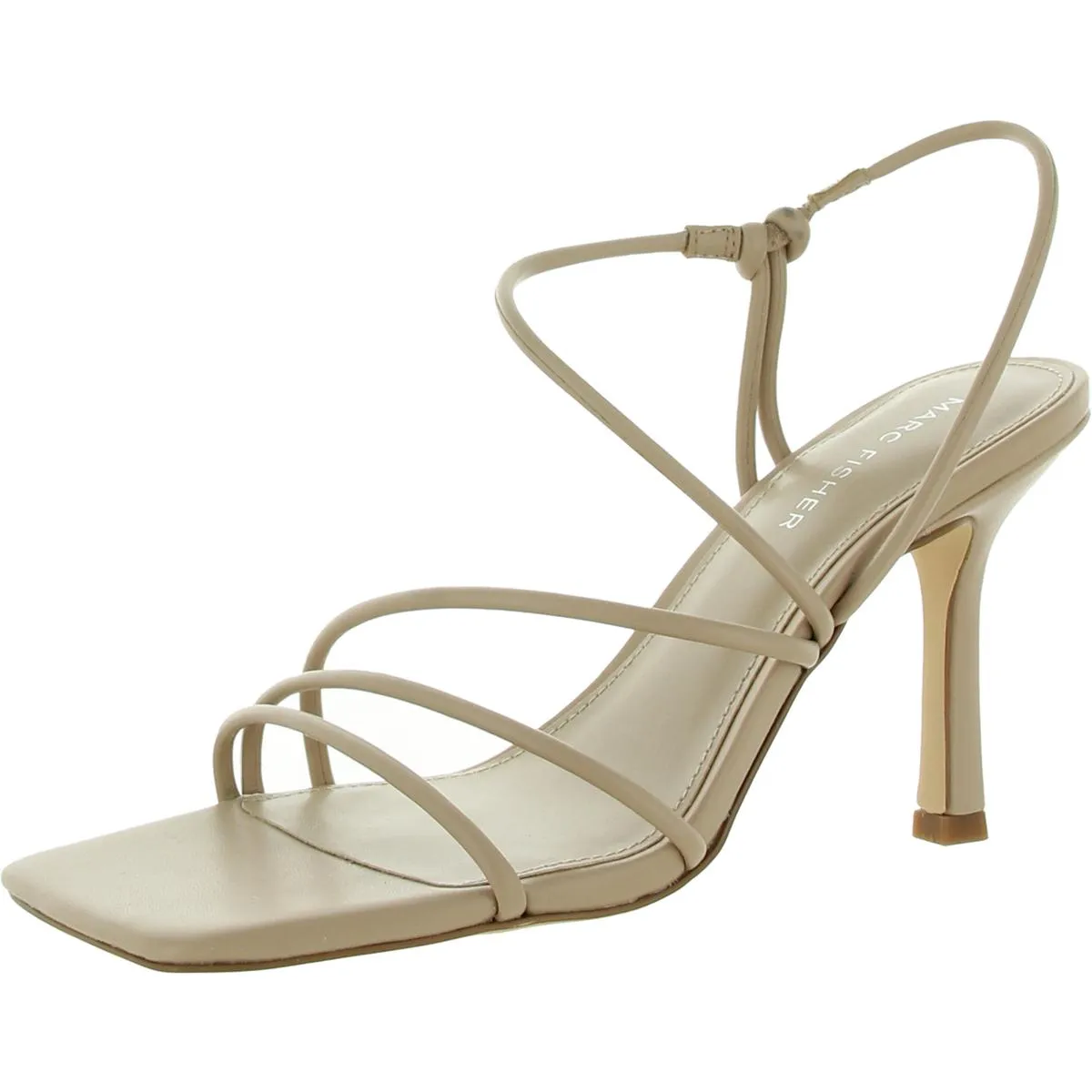 Womens Patent Square Toe Heels