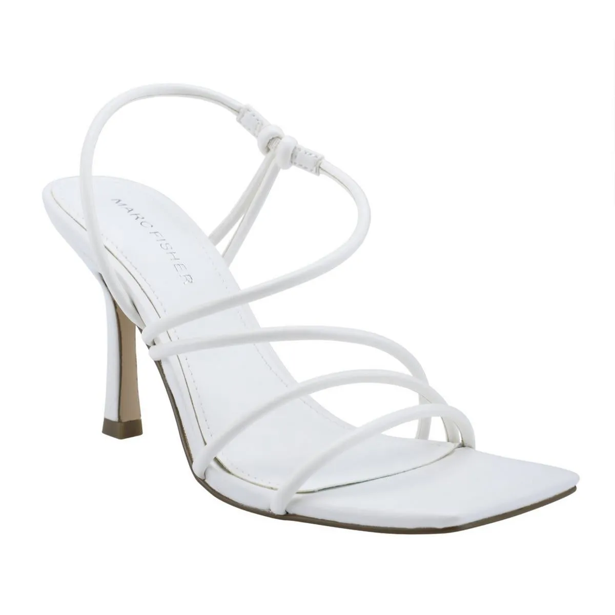 Womens Patent Square Toe Heels