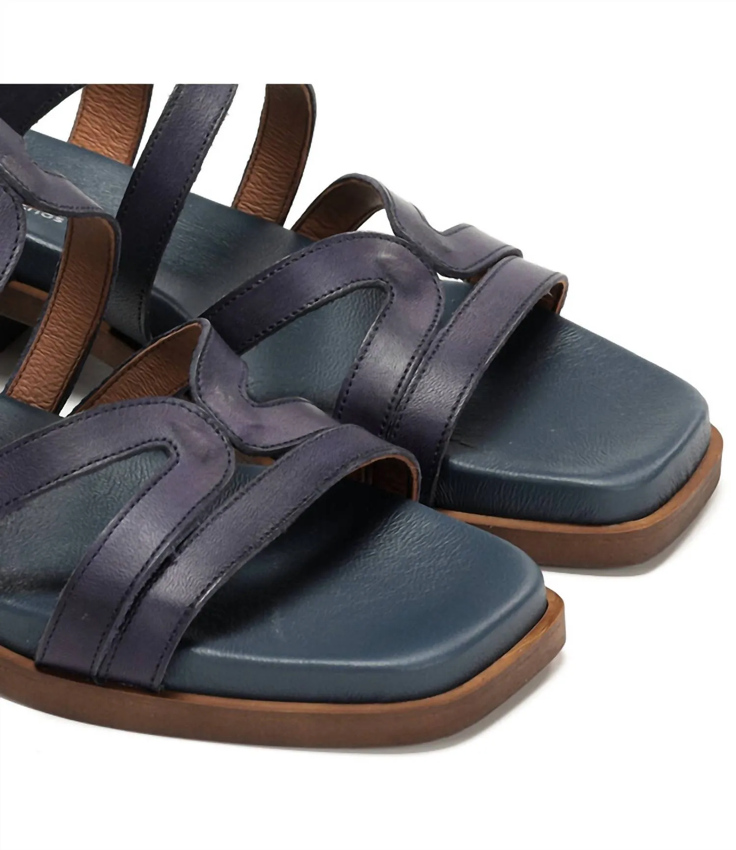 Women's Poleo Sandals In Texas Navy