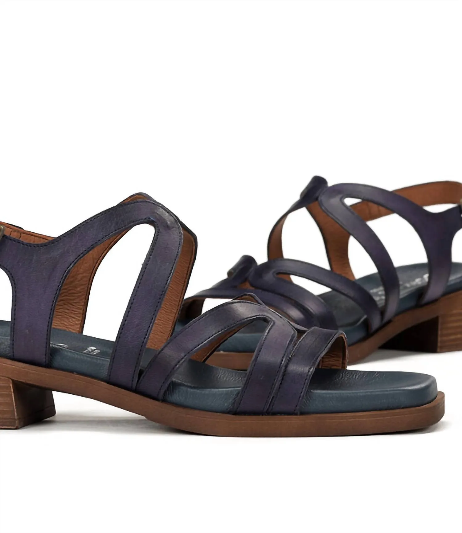 Women's Poleo Sandals In Texas Navy