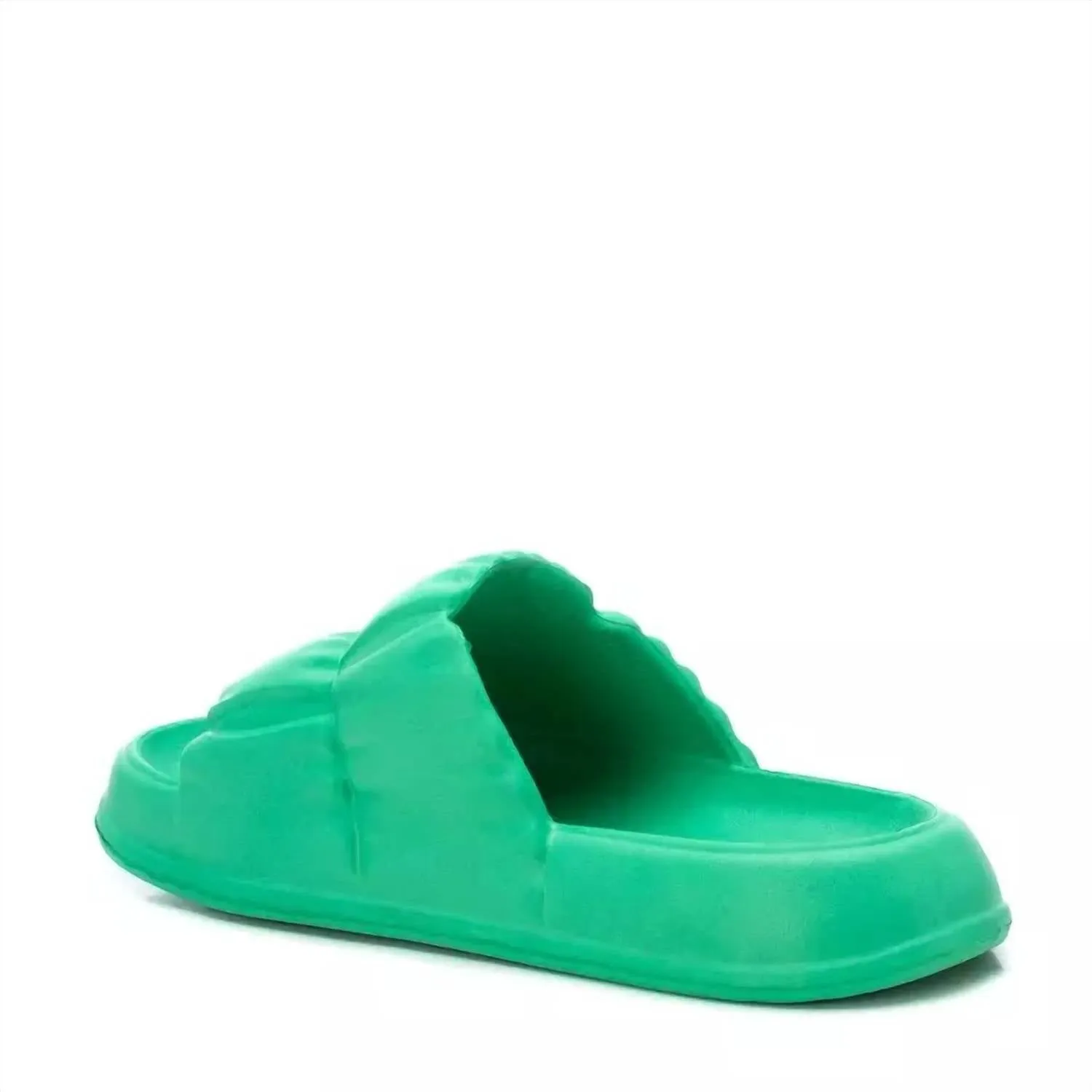 Women's Pool Slides Sandals In Medium Green