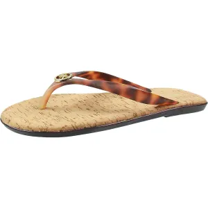 Womens Printed Man Made Thong Sandals