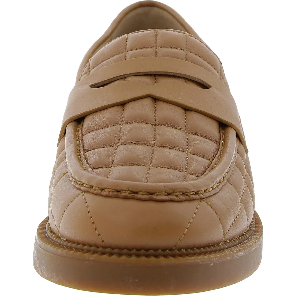 Womens Quilted Leather Oxfords