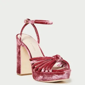 Women's Rivka Heeled Sandal In Rose