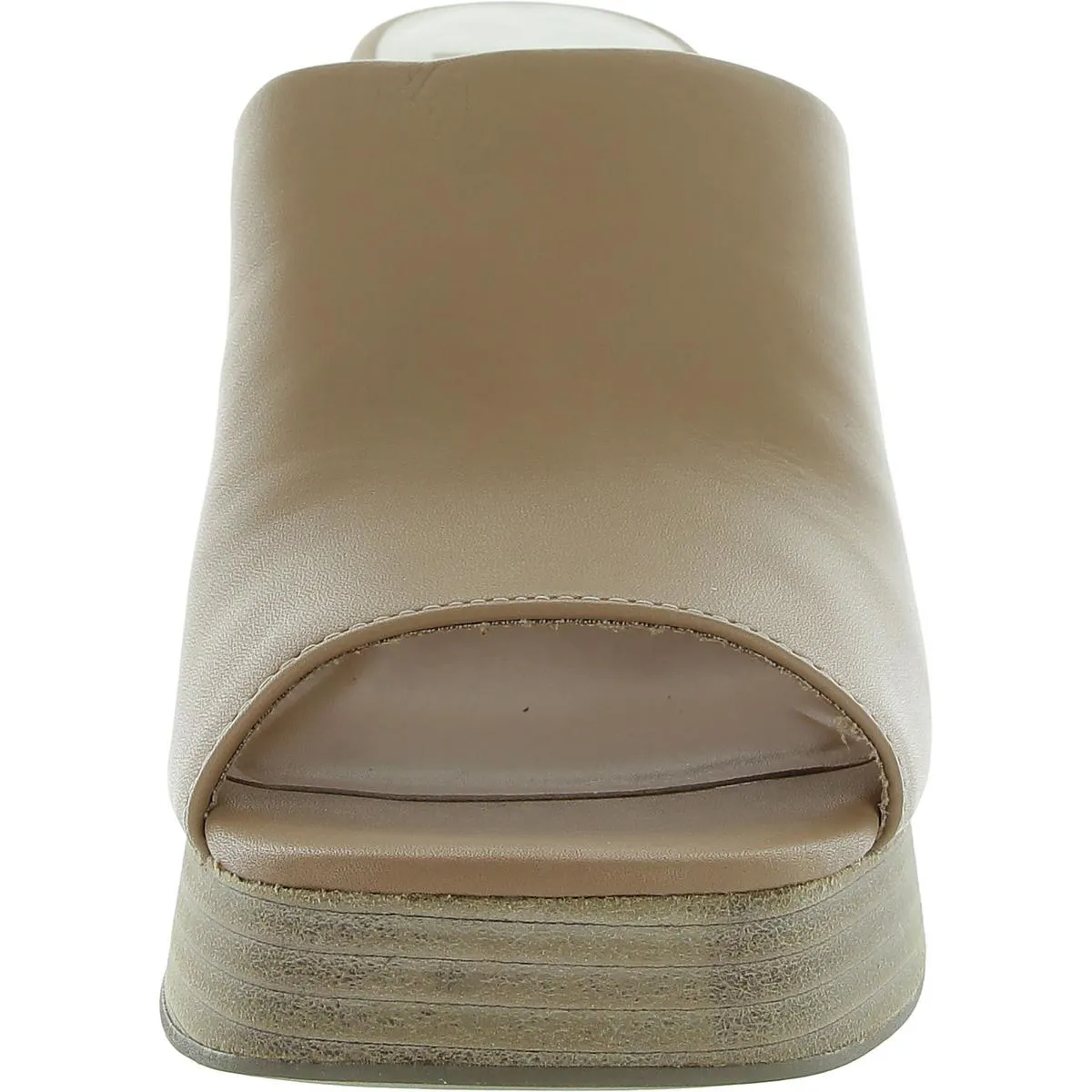 Womens Slip On Open Toe Mule Sandals