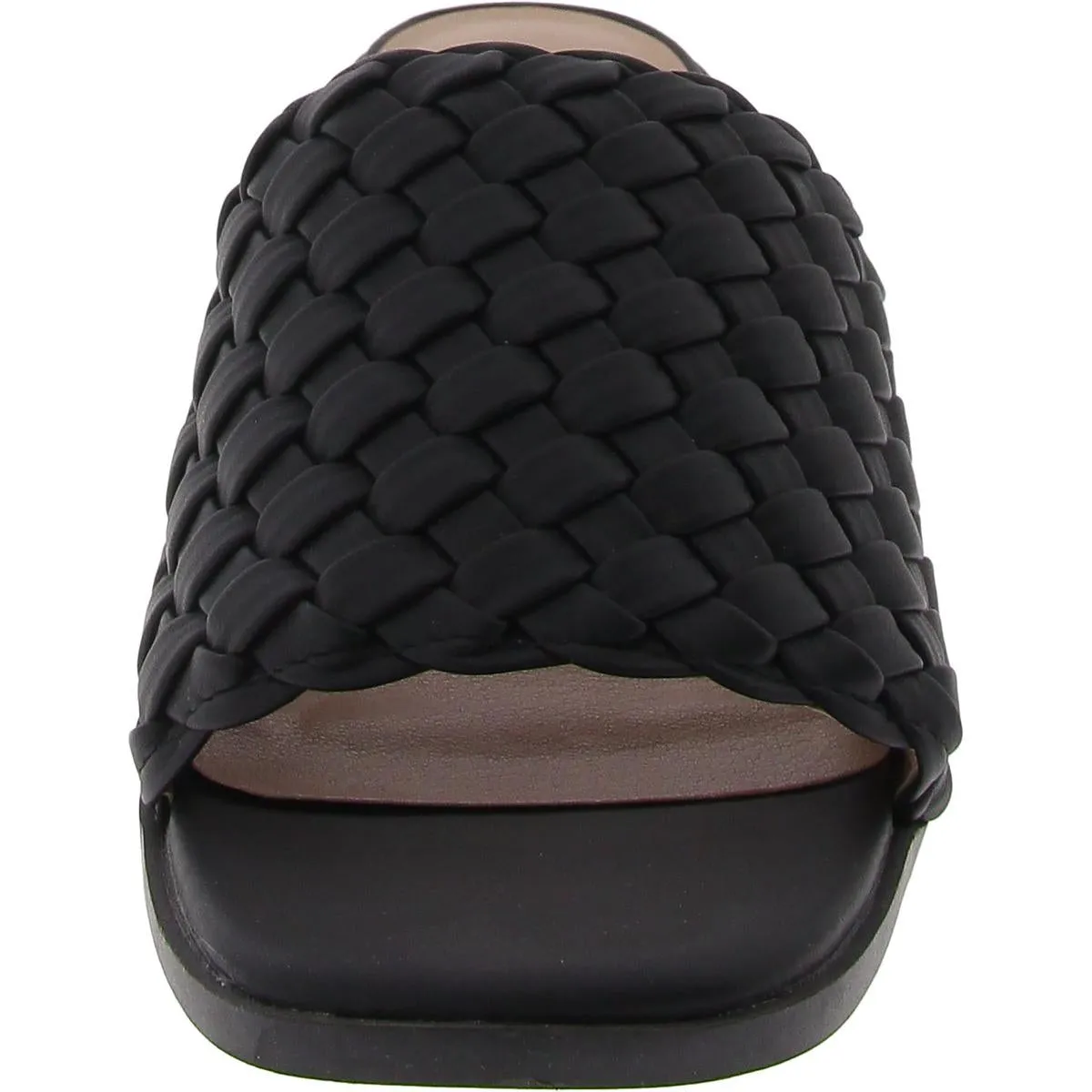 Womens Slip On Square Toe Mule Sandals