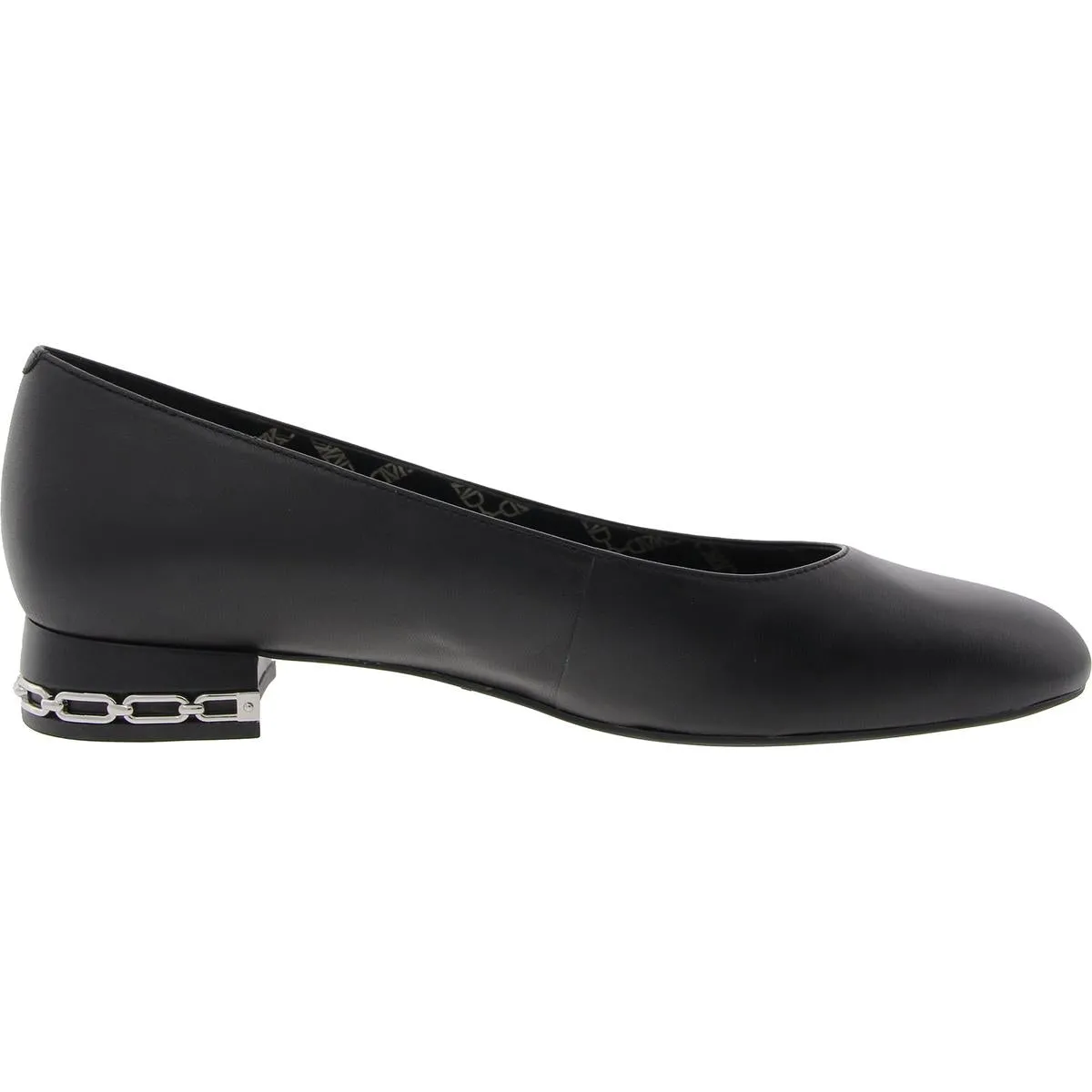 Womens Solid Leather Ballet Flats