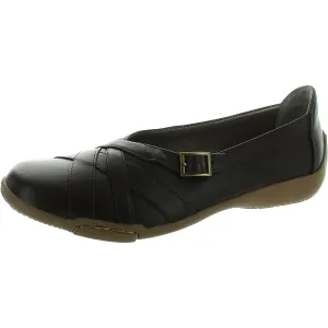 Womens Solid Man Made Flat Shoes