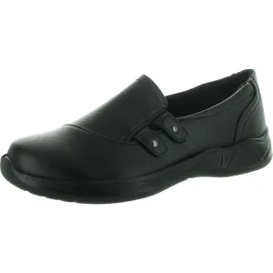 Womens Solid Man Made Flat Shoes