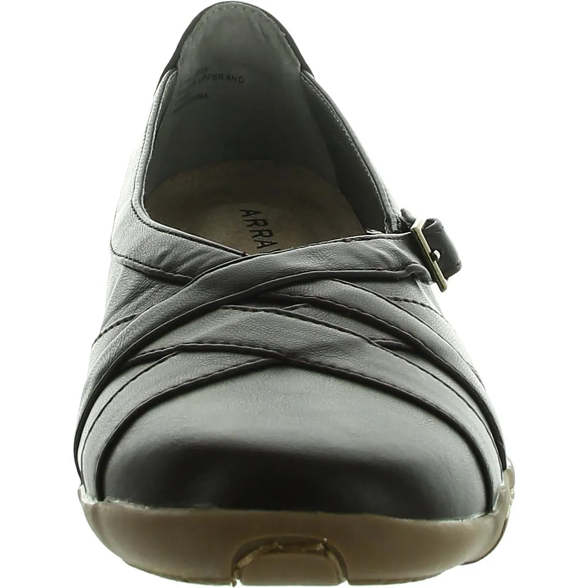 Womens Solid Man Made Flat Shoes