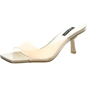 Womens Solid Man Made Heels