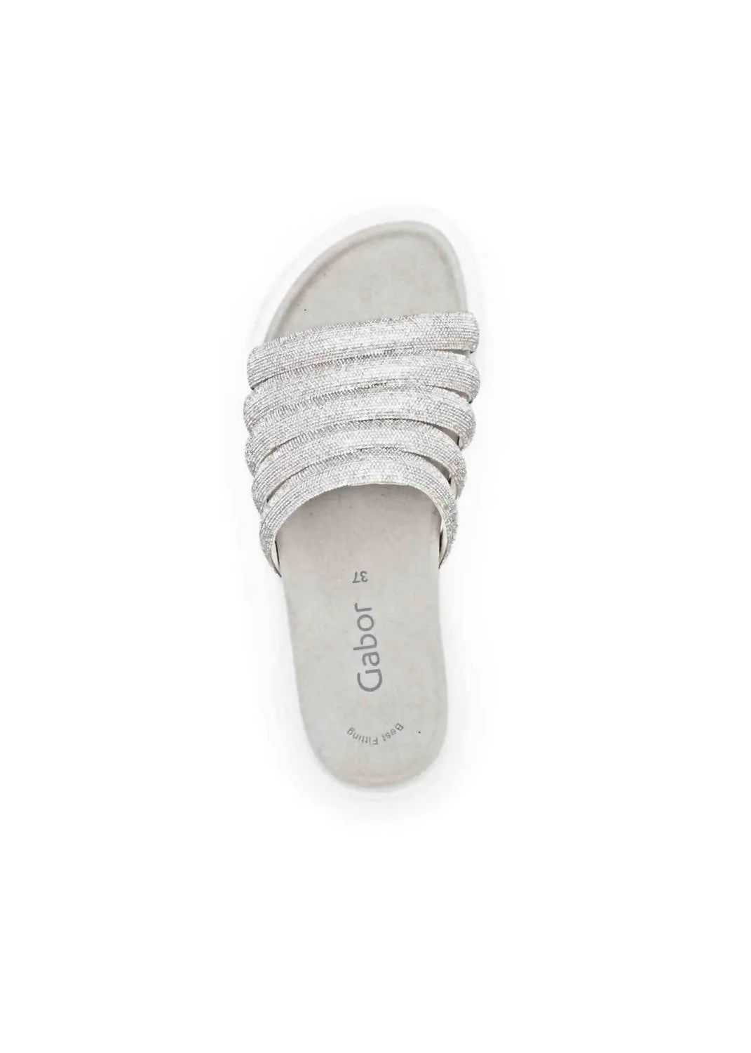 Women's Strass Sandal In Crystal