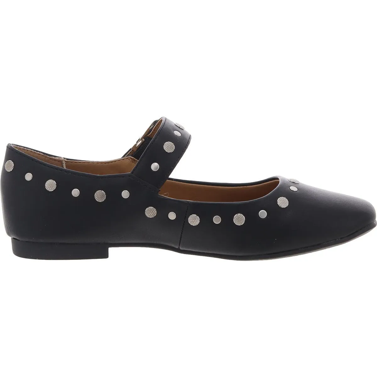 Womens Studded Man Made Mary Janes