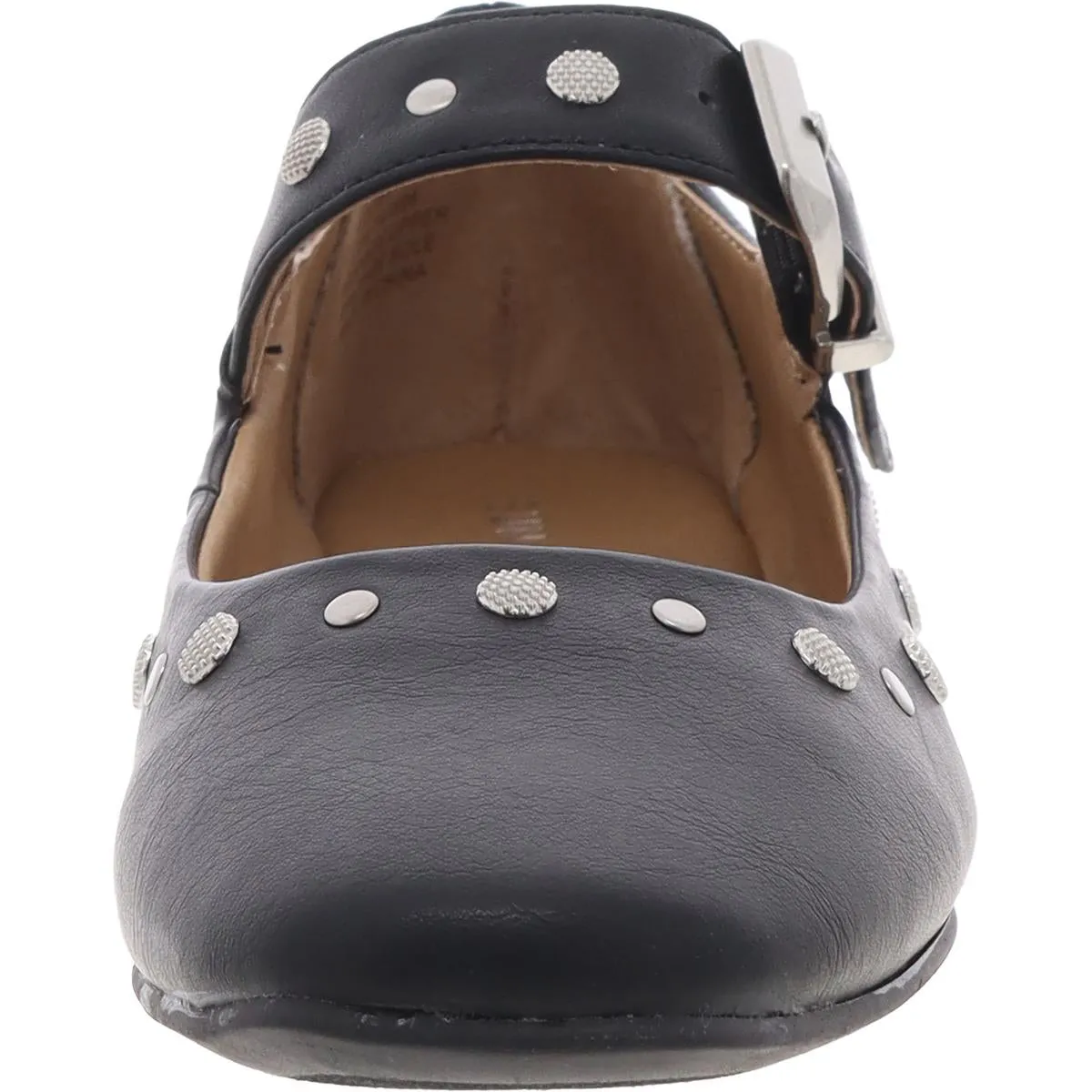 Womens Studded Man Made Mary Janes