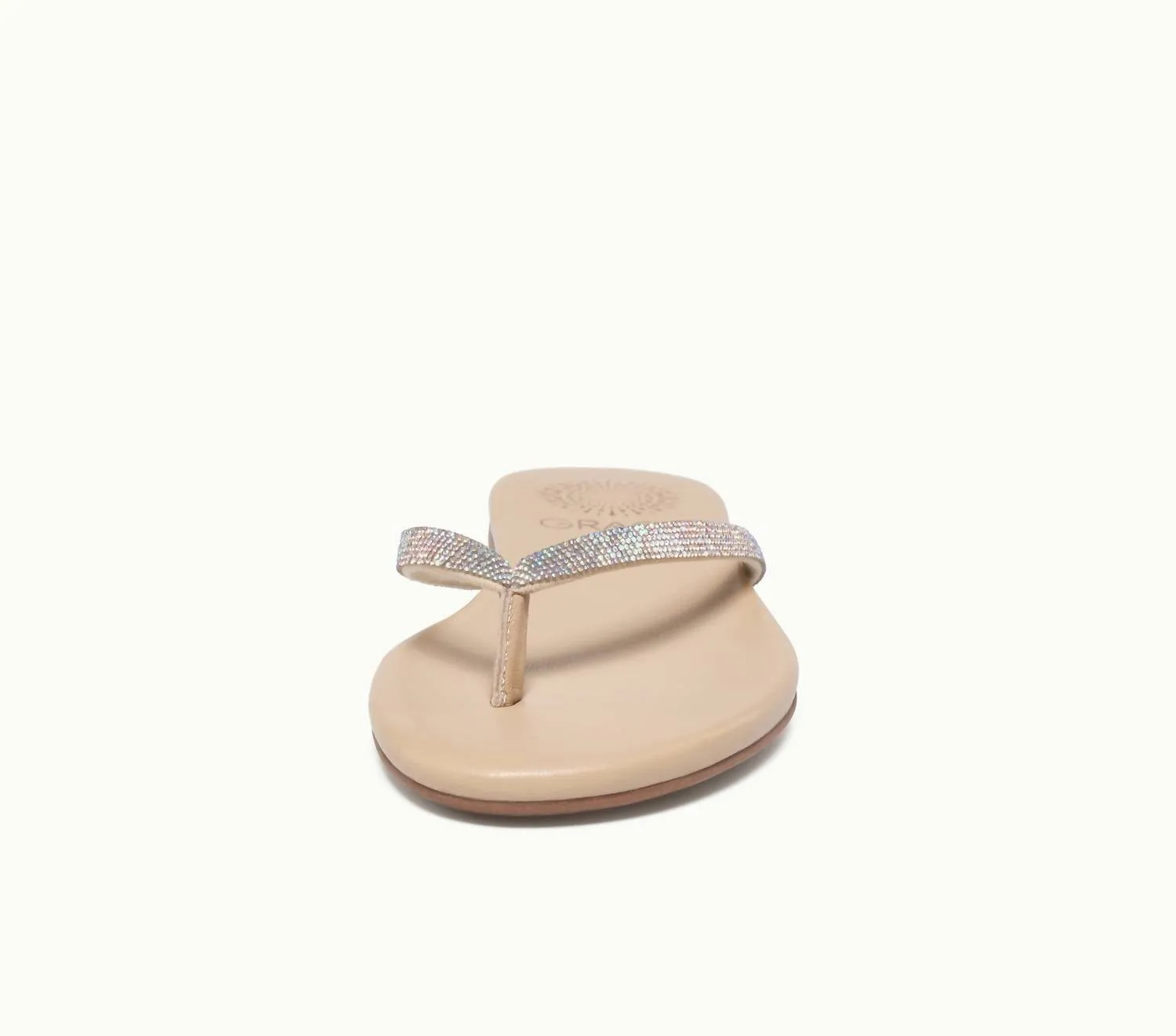 Women's Sunset Flat Sandals In Ab Crystal