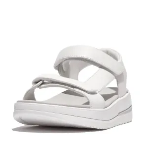 Women's Surff Adjustable Leather Sandal In White