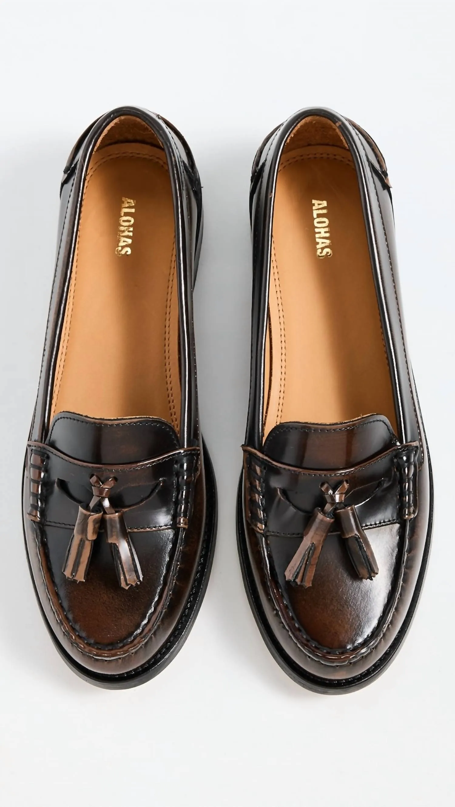 Women's Terrane Brushed Leather Loafers In Nutmeg Brown