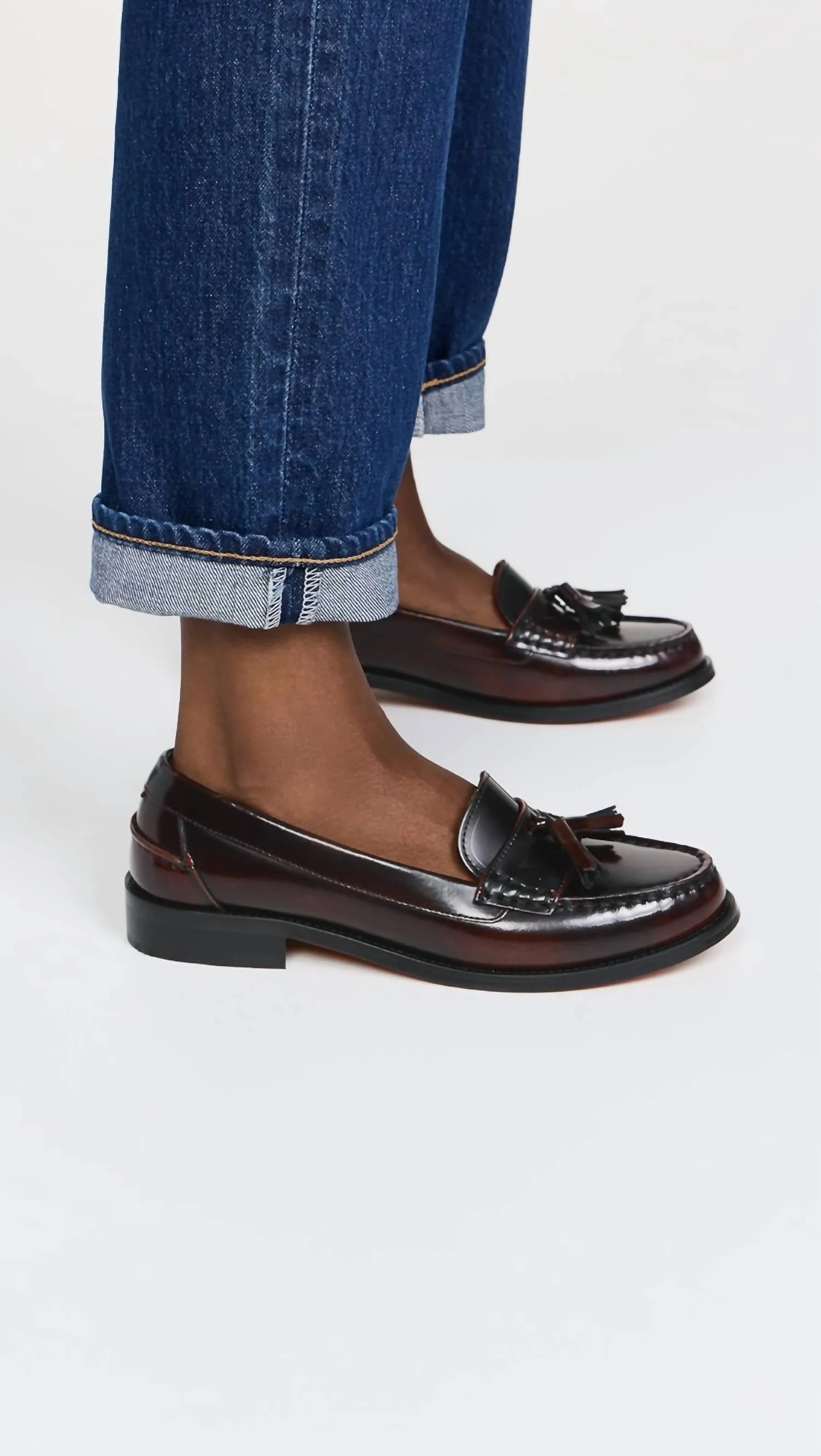 Women's Terrane Brushed Leather Loafers In Nutmeg Brown
