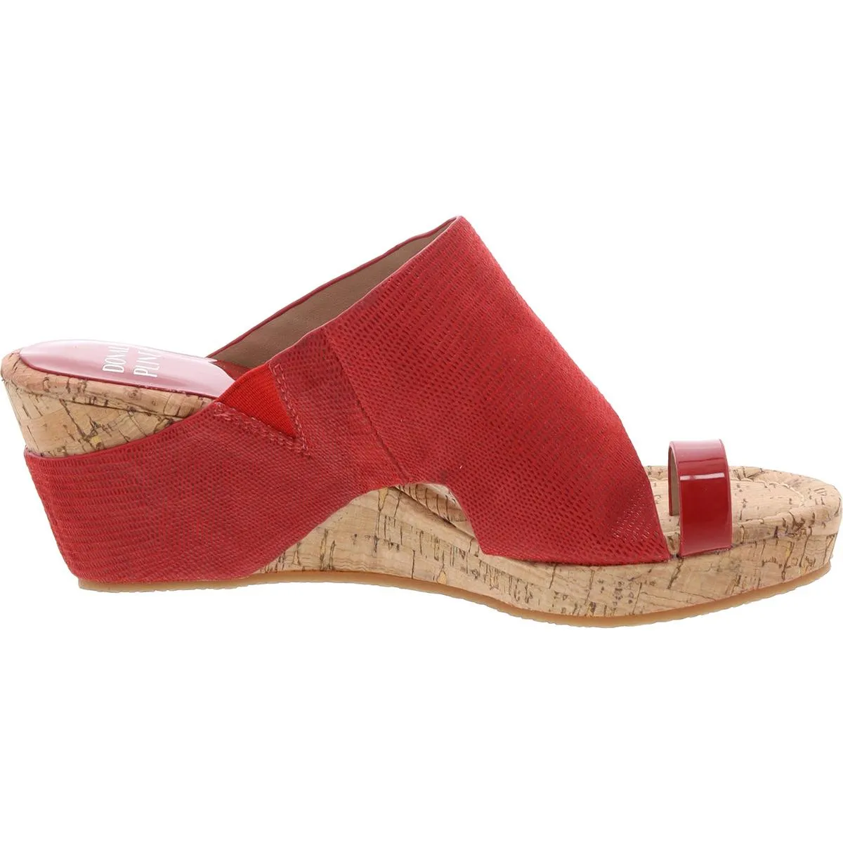 Womens Toe Loop Wedge Sandals
