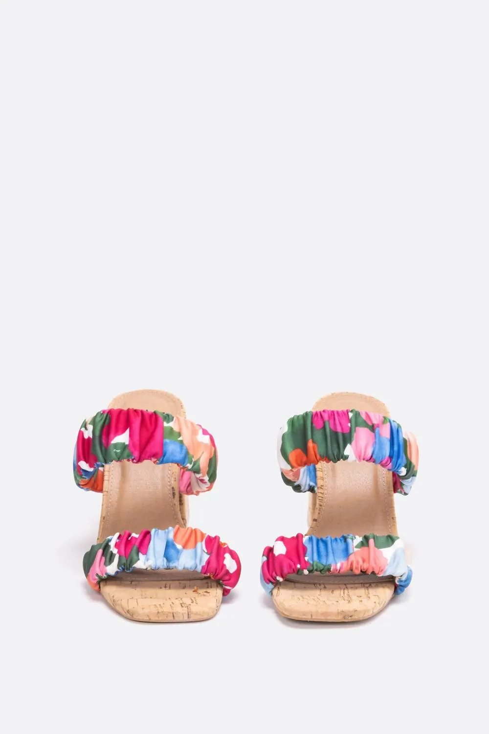 Women's Tropic Like It's Hot Rouched Strap Heel In Floral