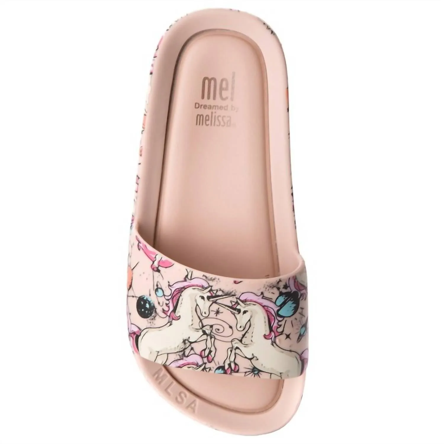 Women's Unicorn Beach Slide In Pink/beige