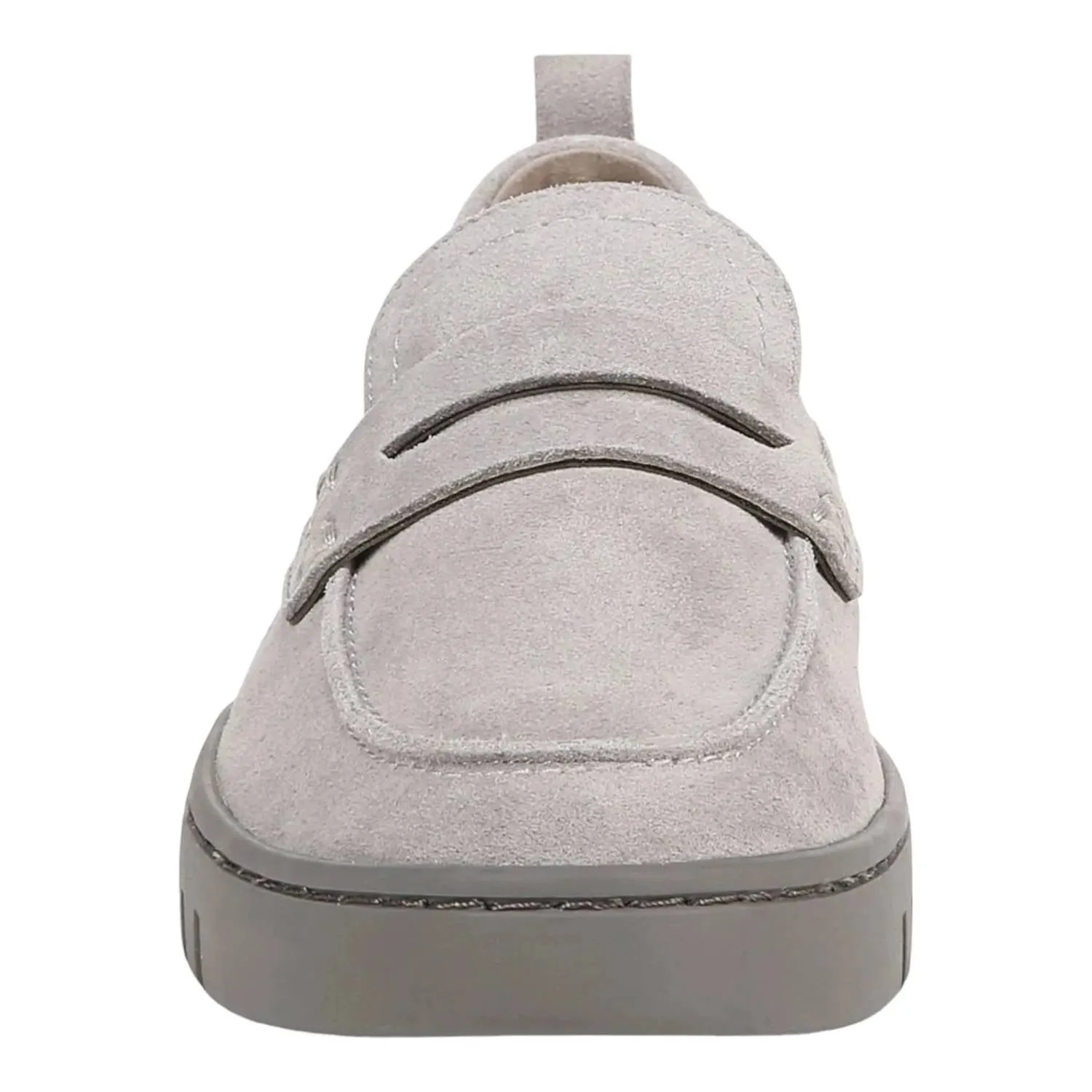 Women's Uptown Penny Loafers In Grey Suede