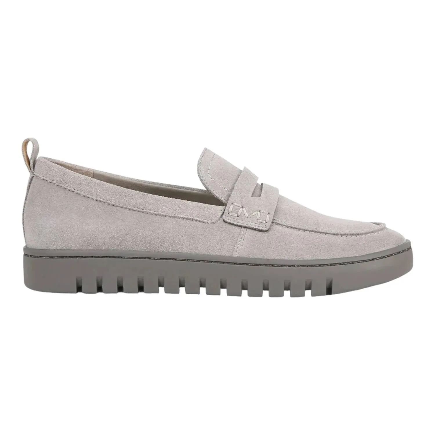 Women's Uptown Penny Loafers In Grey Suede