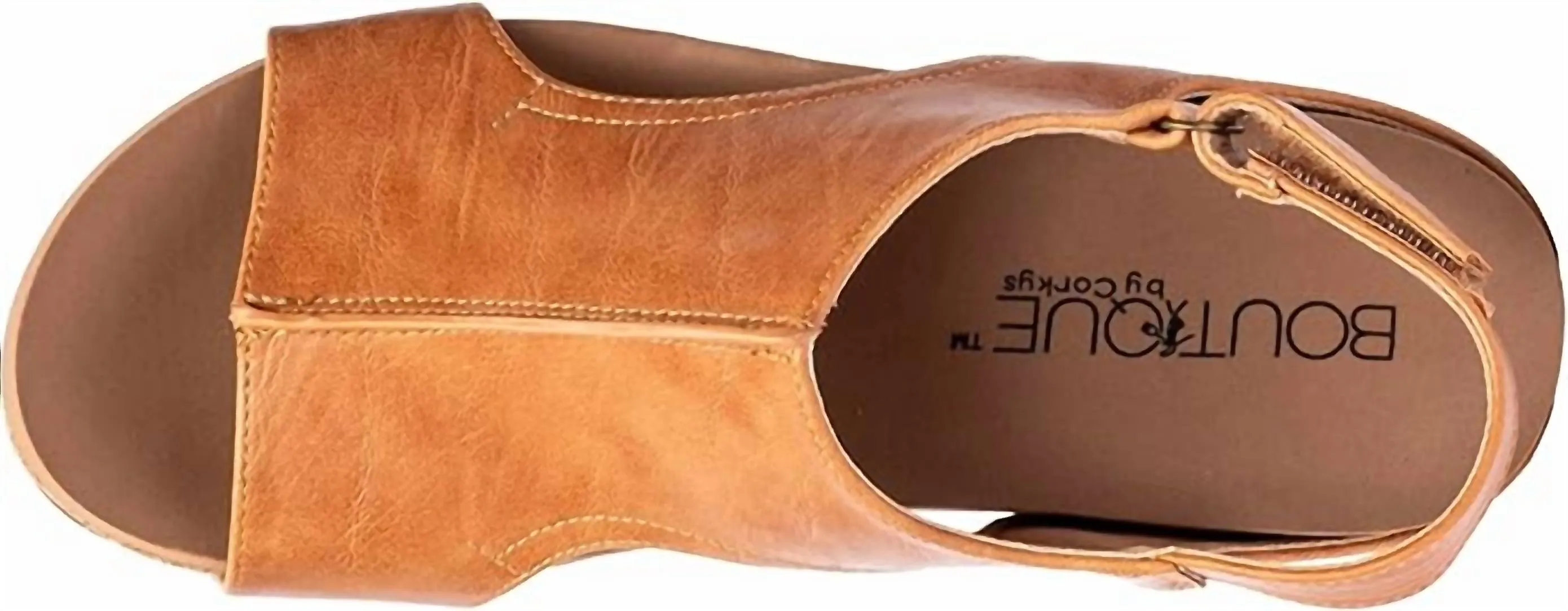 Women's Volta Ii Wedge Sandal In Cognac Smooth