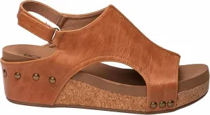 Women's Volta Ii Wedge Sandal In Cognac Smooth