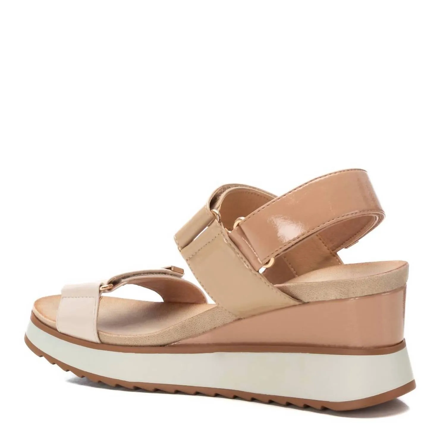 Women's Wedge Sandals In Beige