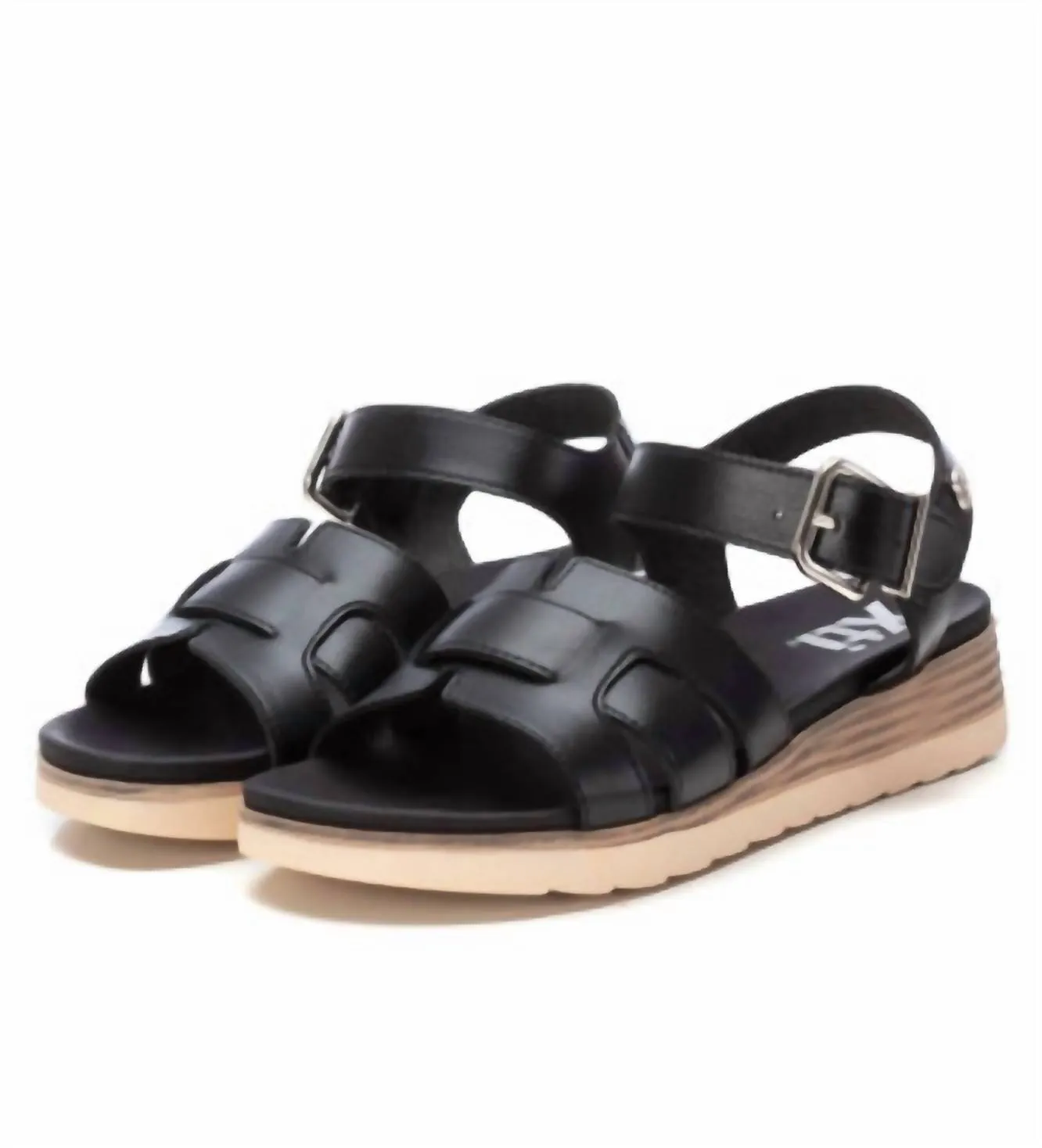 Women's Wedge Sandals In Black