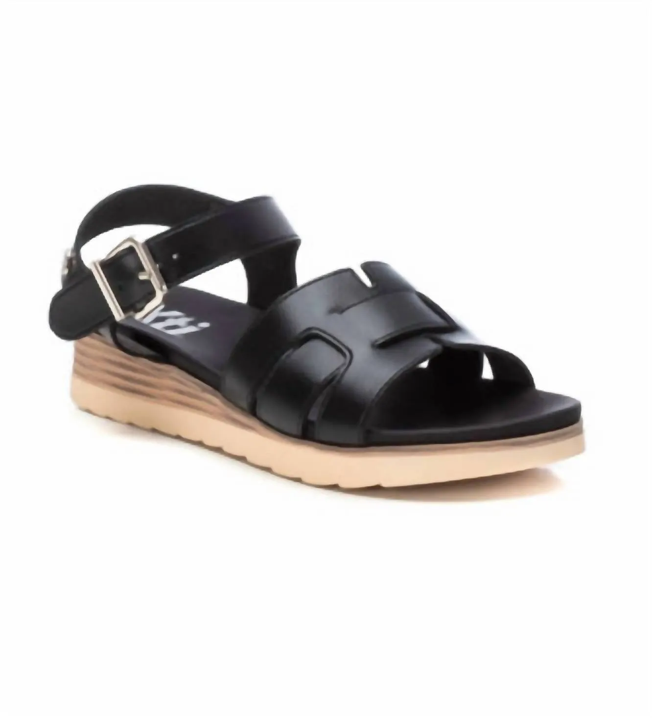 Women's Wedge Sandals In Black