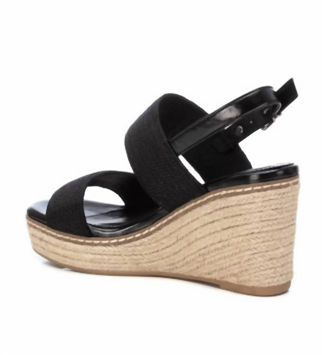 Women's Wedge Sandals In Black