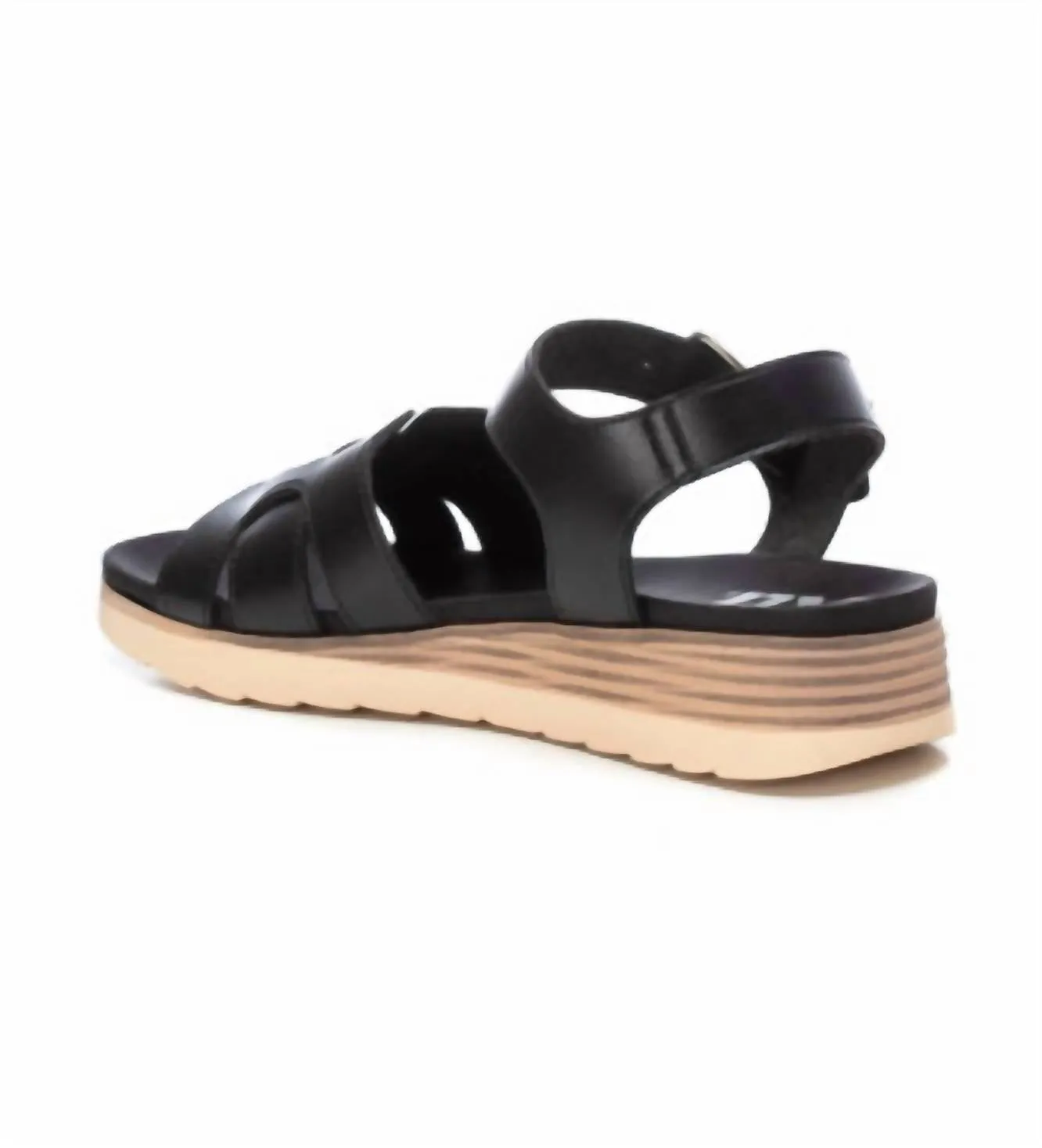 Women's Wedge Sandals In Black