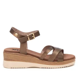 Women's Wedge Sandals In Bronze
