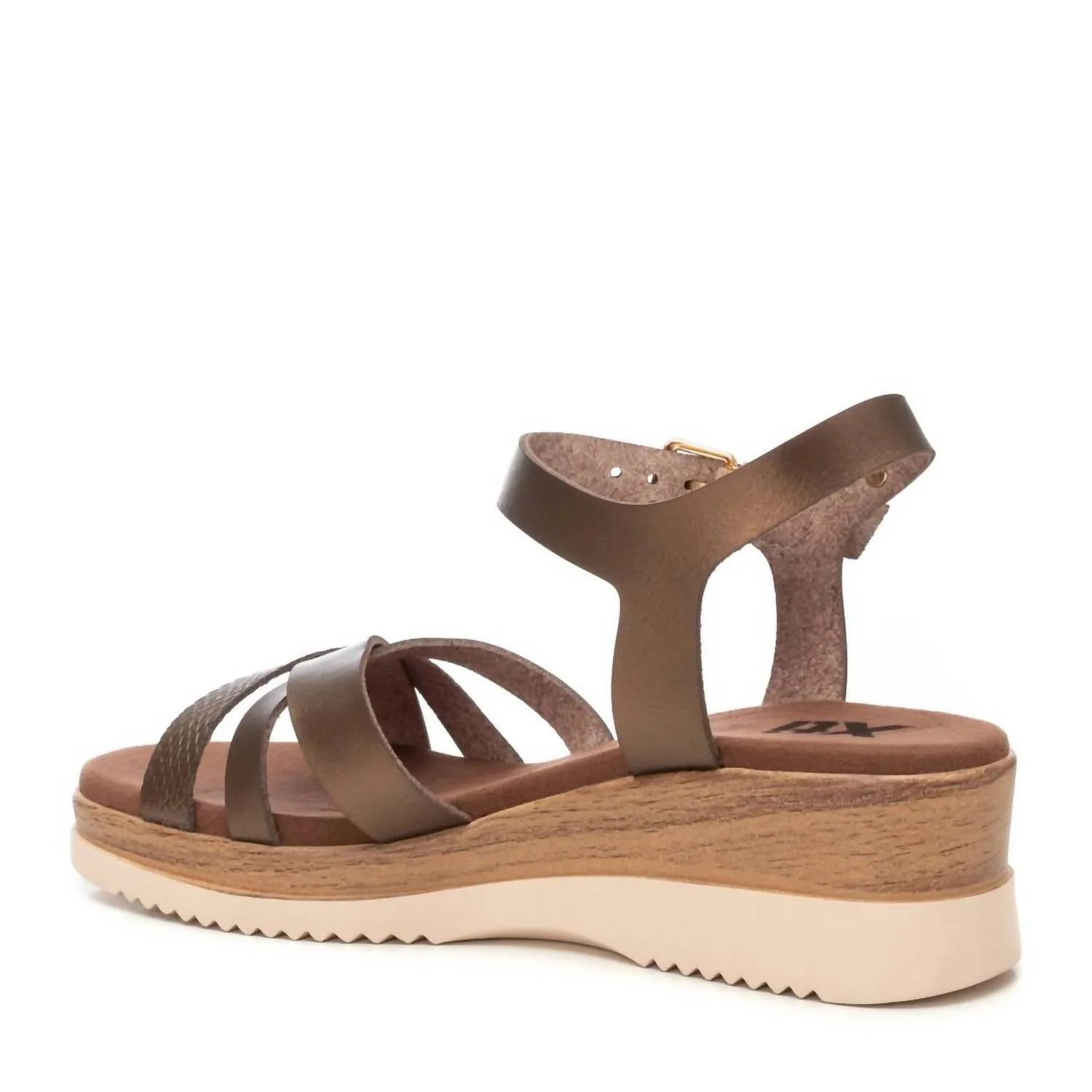 Women's Wedge Sandals In Bronze