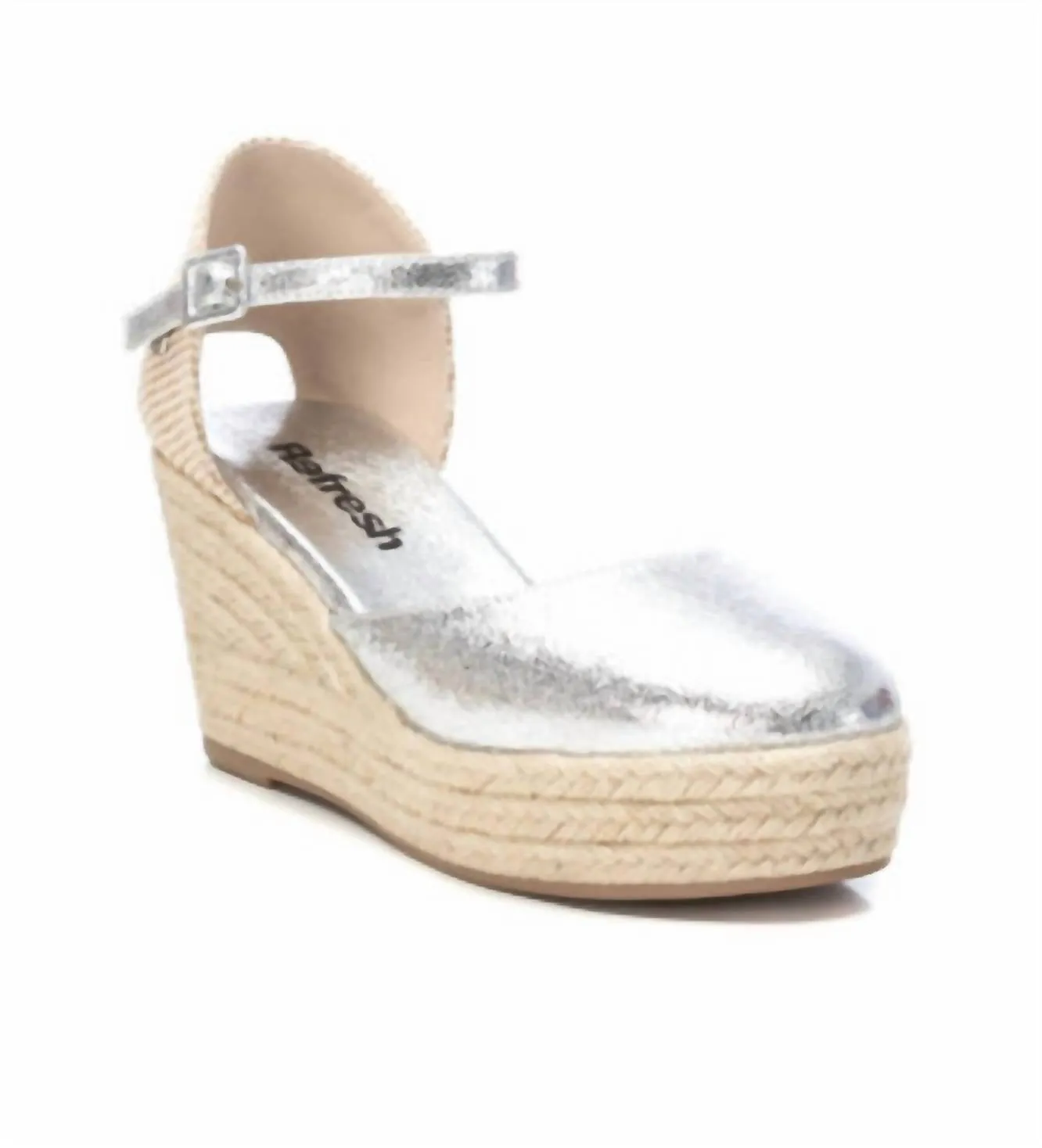 Women's Wedge Sandals In Silver