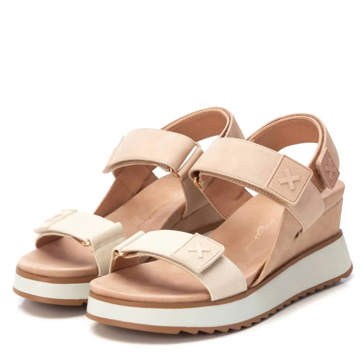 Women's Wedge Sandals In Taupe